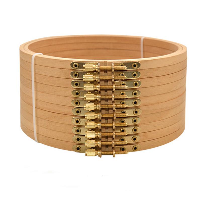 1pcs High Quality Beech Wood E - Stitch Marker Ring recension och pris