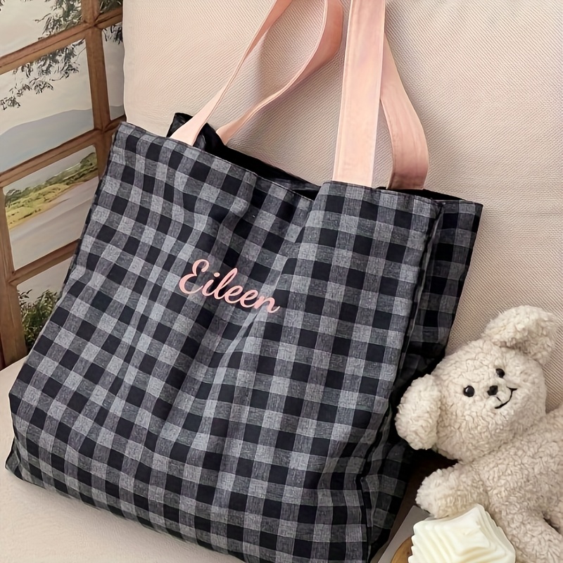 Custom Name Embroidery Tote Ba - Embroidery Names recension och pris