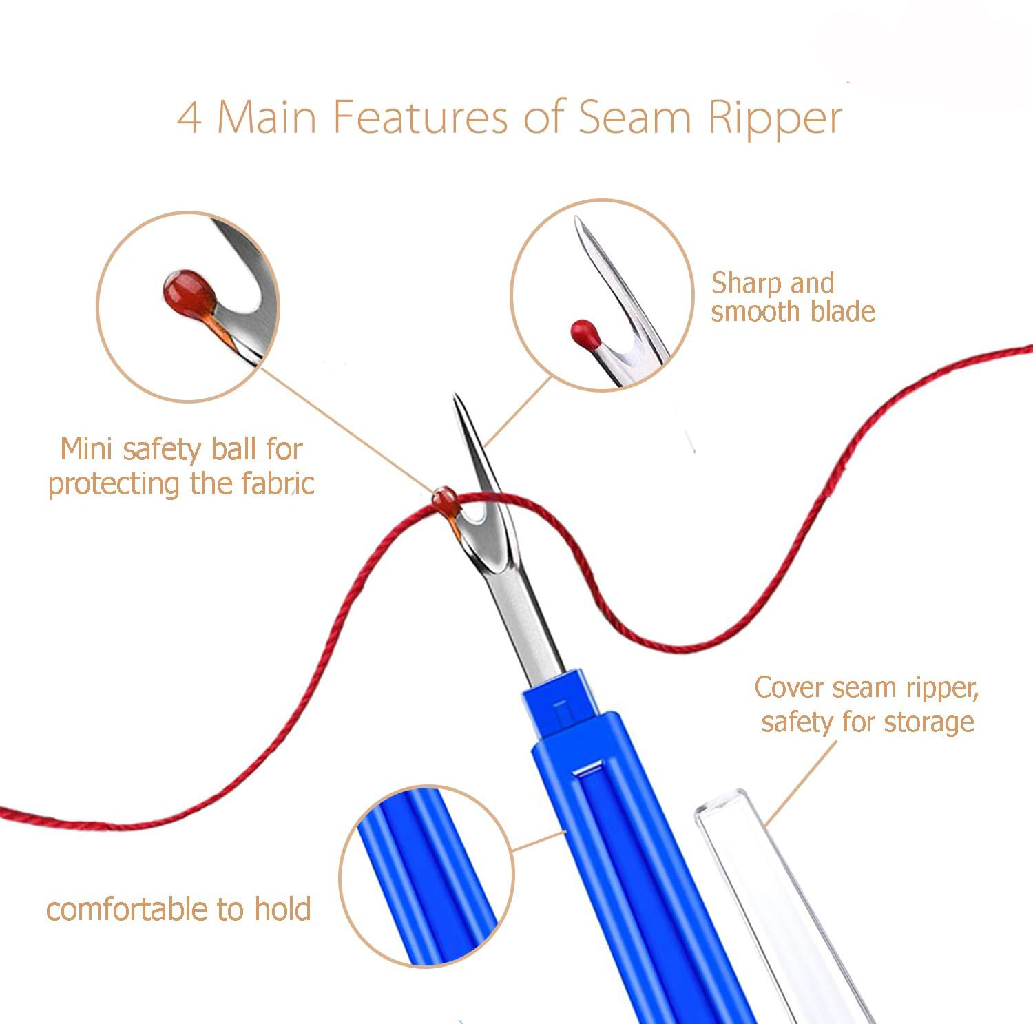 Sewing Seam Ripper Kit  Sewing - Embroidery Removal recension och pris