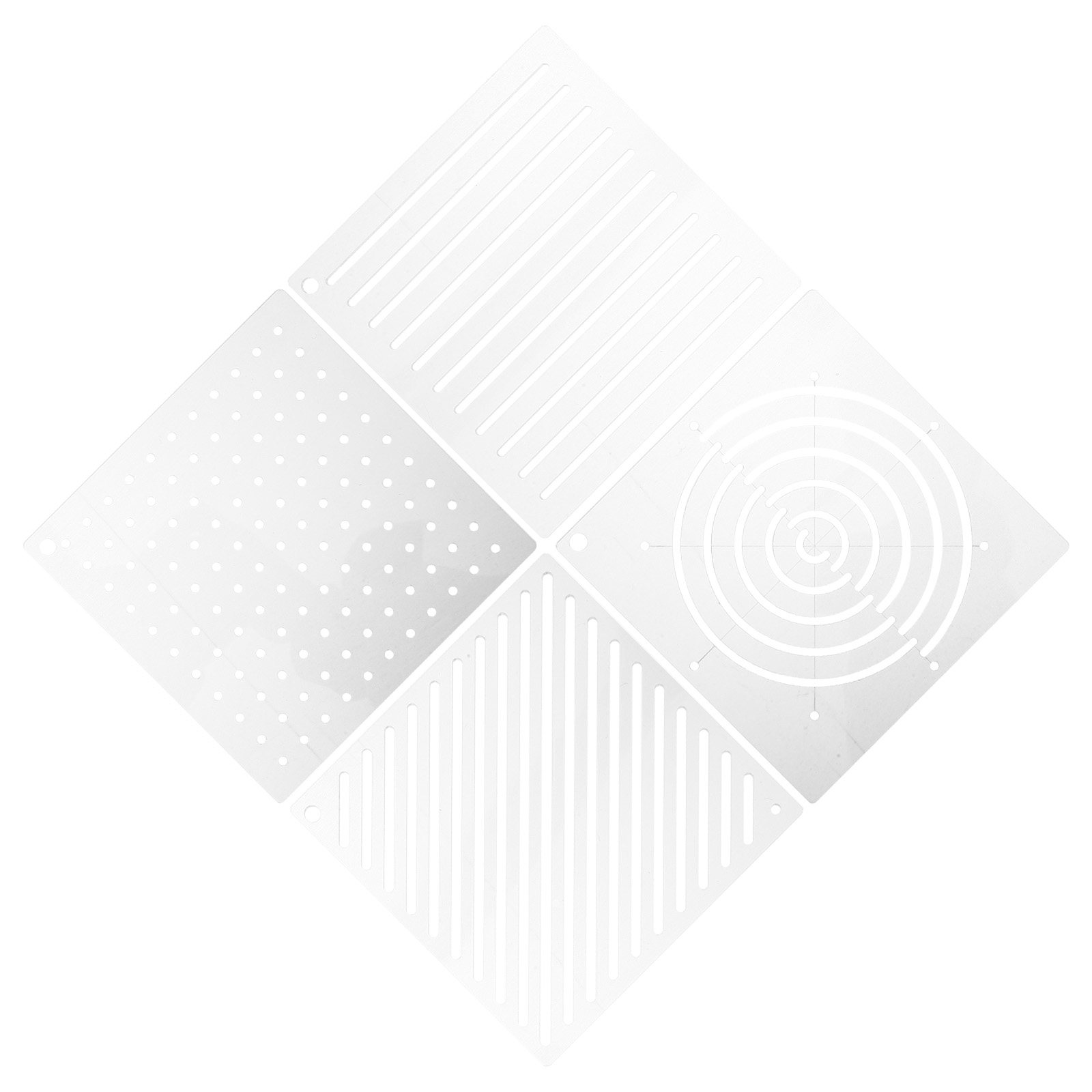 4Pcs Versatile Acrylic Quiltin - Embroidery Free Pattern recension och pris