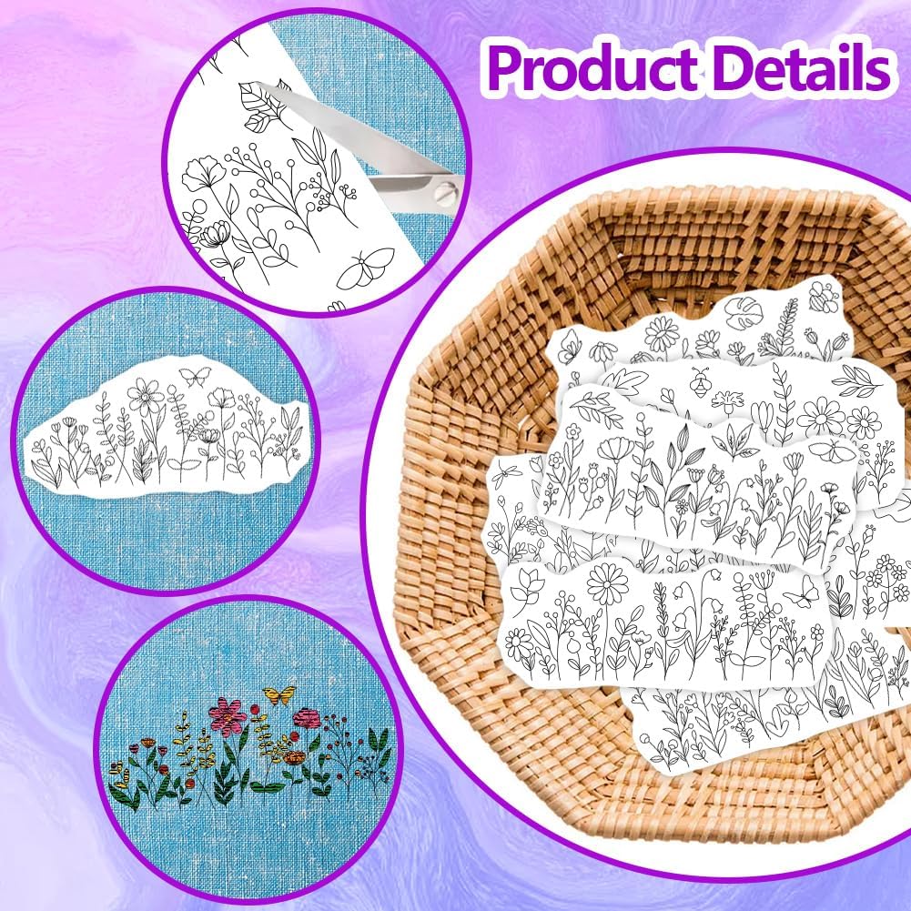 Water Soluble Embroidery Patte - Water Soluble Stabilizer recension och pris