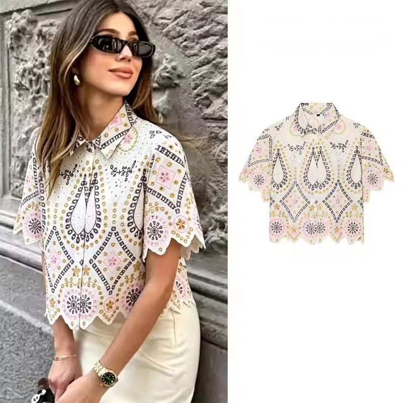 PRINTKAOIR Women's Fashion Hol - Embroidery Eyelet recension och pris