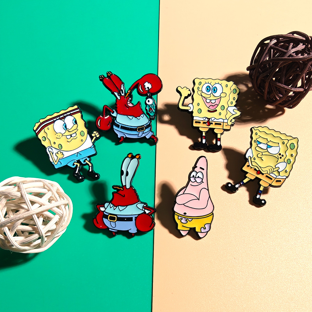 6 Pcs SpongeBob SquarePants An - Embroidery Reddit recension och pris