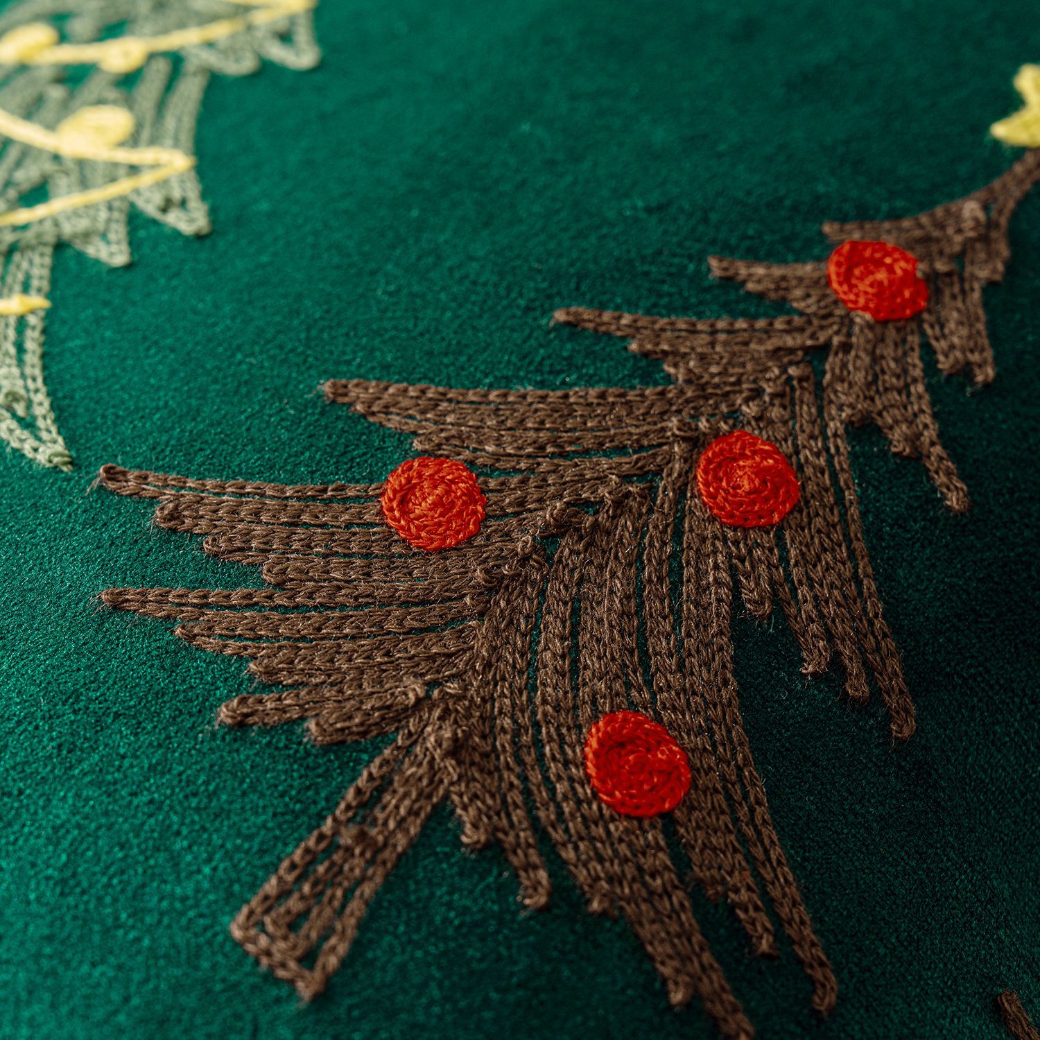 1pc Embroidery Cushion Cover C - Embroidery Xmas Decorations recension och pris
