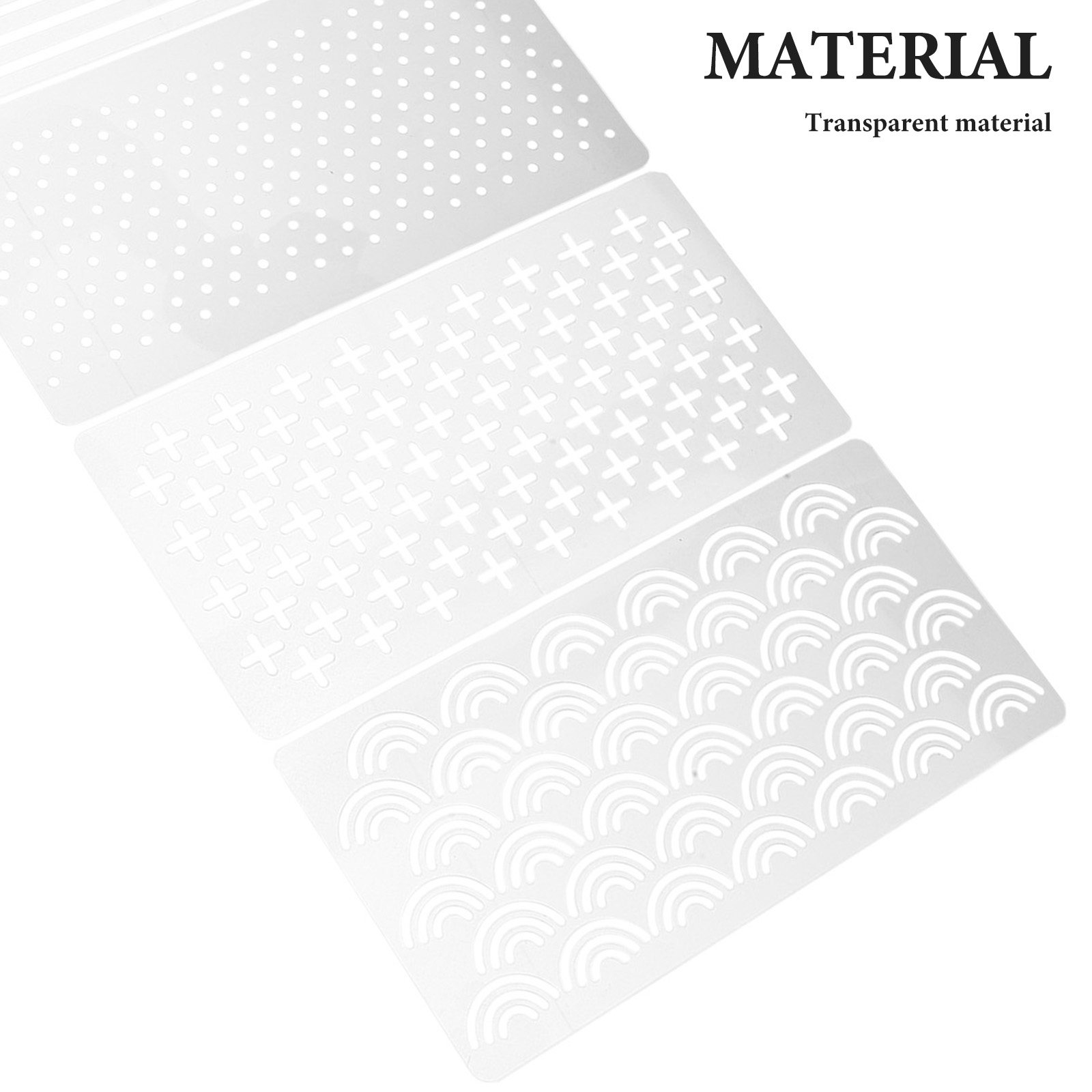 4Pcs Transparent Acrylic Quilt - Embroidery Free Pattern recension och pris