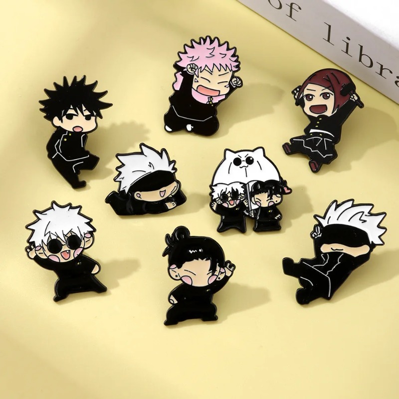 8pcs Anime Itadori Yuji Enamel - Embroidery Reddit recension och pris