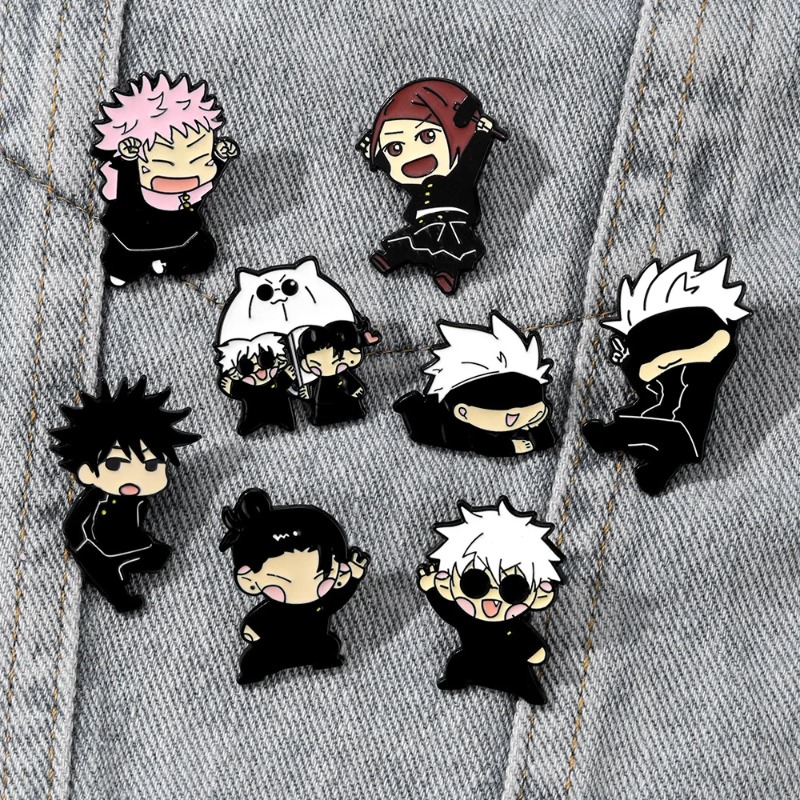 8pcs Anime Itadori Yuji Enamel - Embroidery Reddit recension och pris