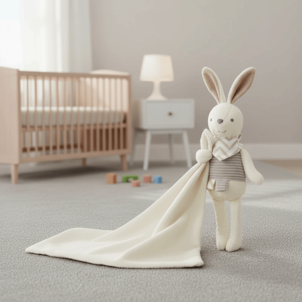 Square Shape Baby Rabbit Comfo - Embroidery Rabbit recension och pris