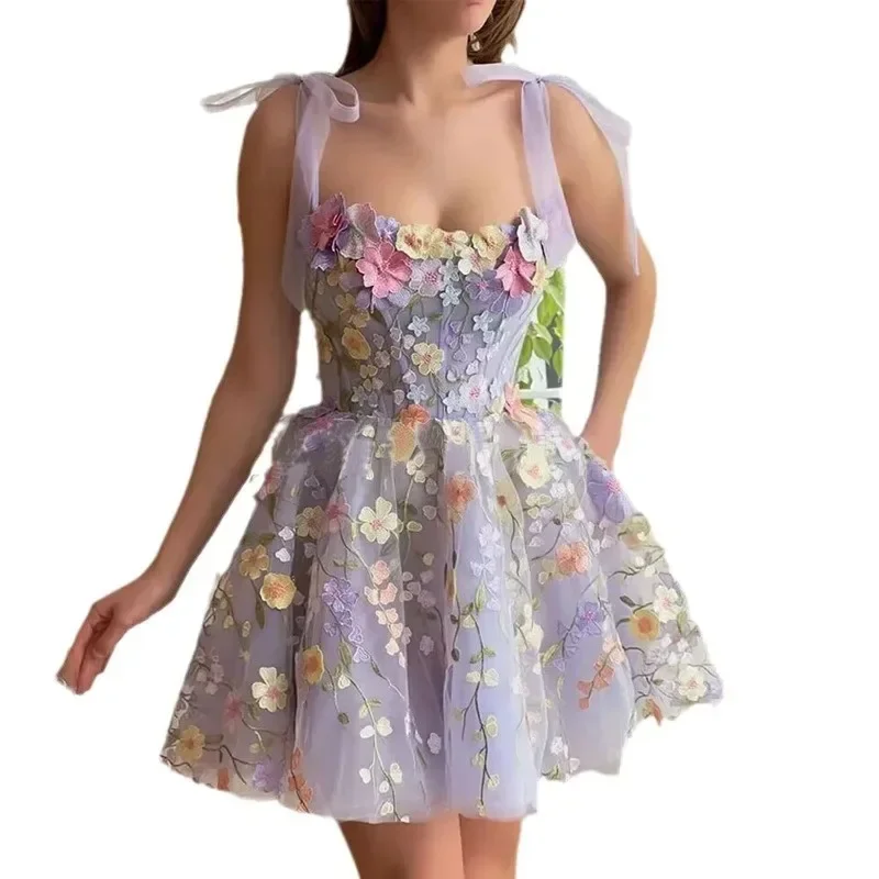 Women's Dress Fashionable 3D F - Embroidery Zara recension och pris