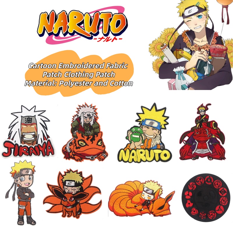 Naruto Japanese-style cartoon  - Embroidery Patches recension och pris