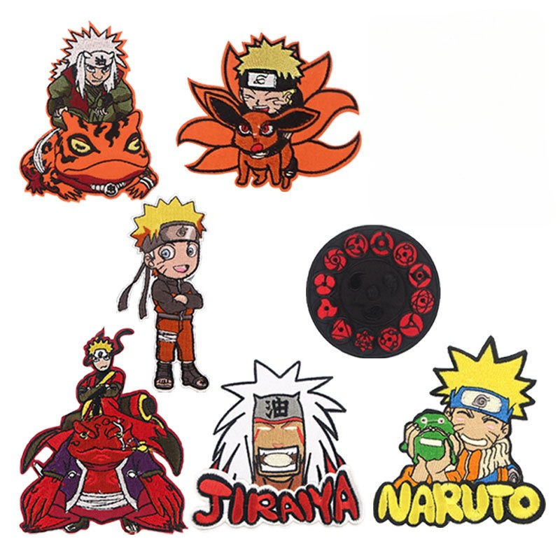 Naruto Japanese-style cartoon  - Embroidery Patches recension och pris