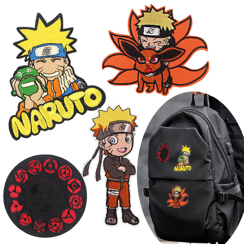 Naruto Japanese-style cartoon  - Embroidery Patches recension och pris