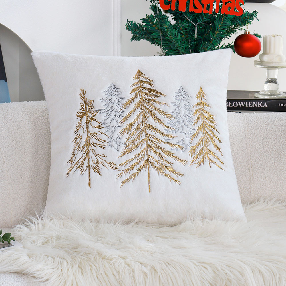 Christmas Faux Rabbit Fur Pill - Embroidery Xmas Decorations recension och pris
