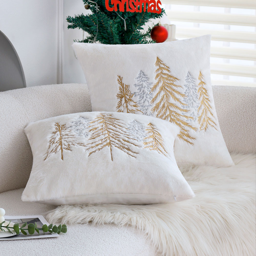 Christmas Faux Rabbit Fur Pill - Embroidery Xmas Decorations recension och pris