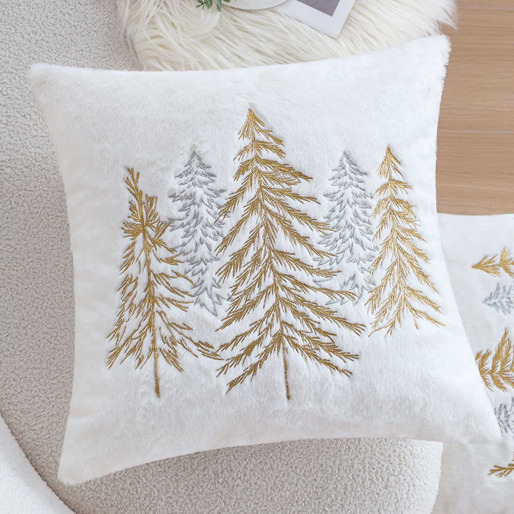 Christmas Faux Rabbit Fur Pill - Embroidery Xmas Decorations recension och pris