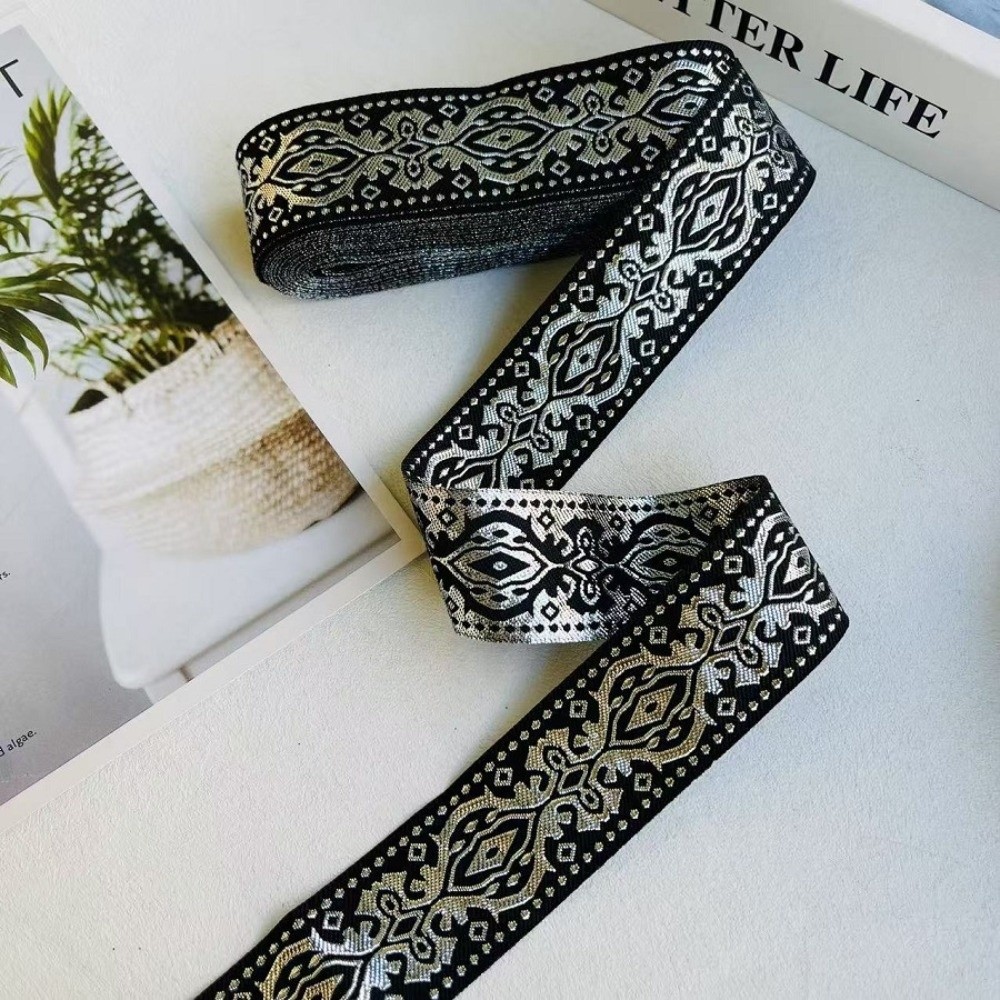 Silver Glitter Embroidery Ribb - Embroidery Ribbon recension och pris