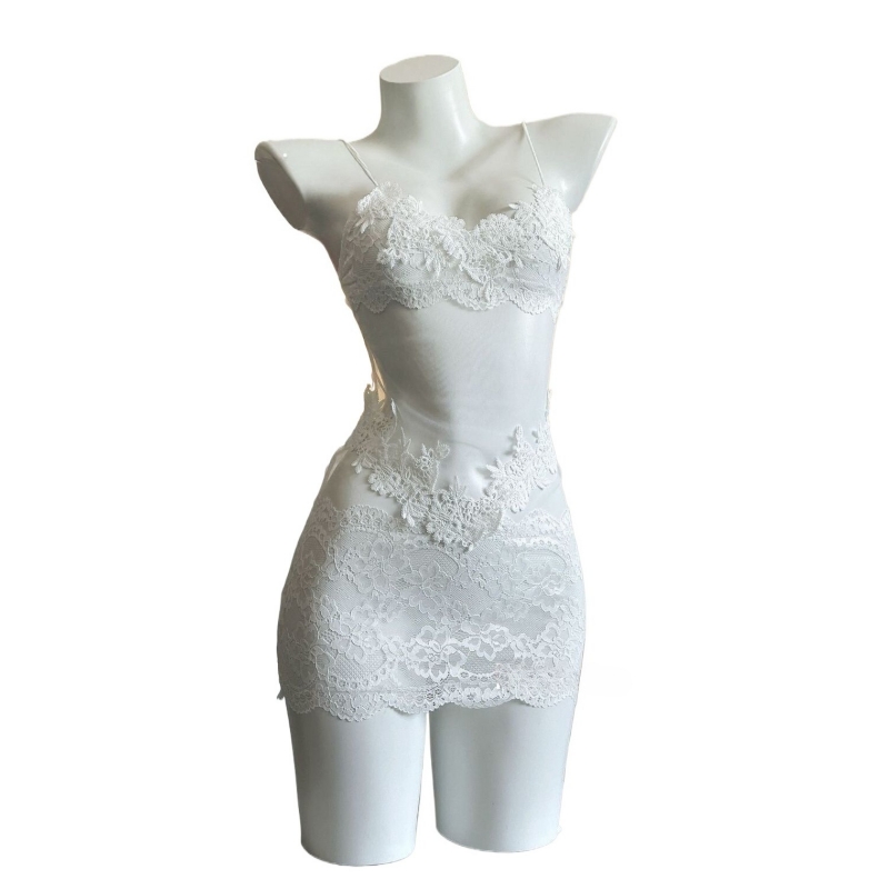 Sexy Lace Embroidery Strapless - Embroidery Underwear recension och pris