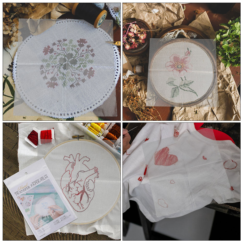 8Pcs Water Soluble Embroidery  - Water Soluble Stabilizer recension och pris