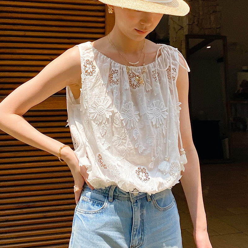 French Style Boho Embroidery B - Embroidery Eyelet recension och pris