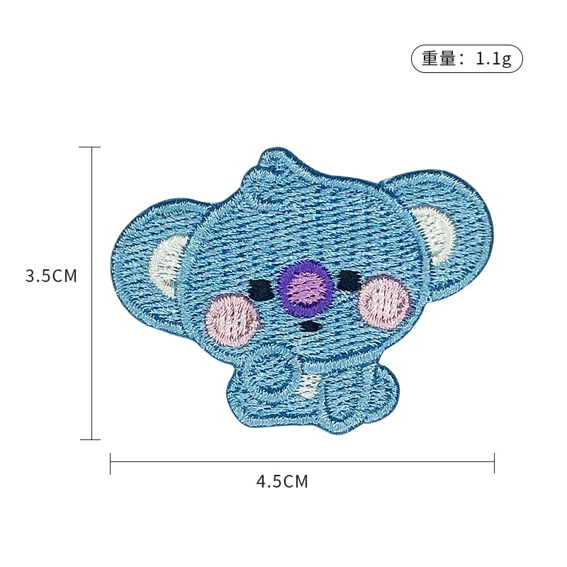 LINE FRIENDS BT21 All Characte - Embroidery Patches recension och pris