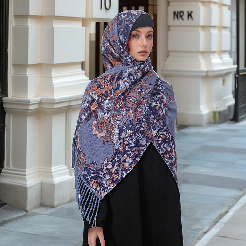 Luxury Winter Pashmina Scarf W - Embroidery Pashmina recension och pris