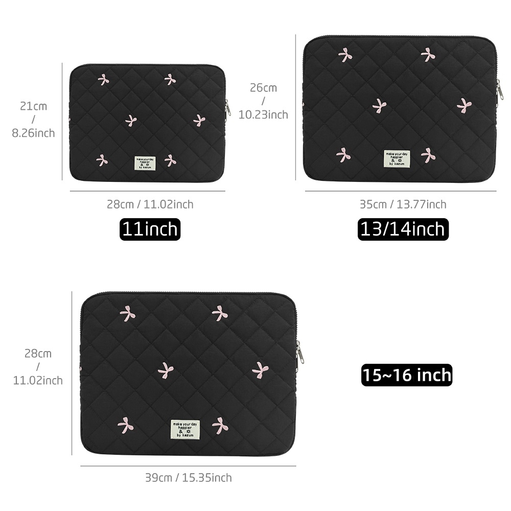 Bow Embroidery Laptop Sleeve C - Embroidery Journal Book recension och pris