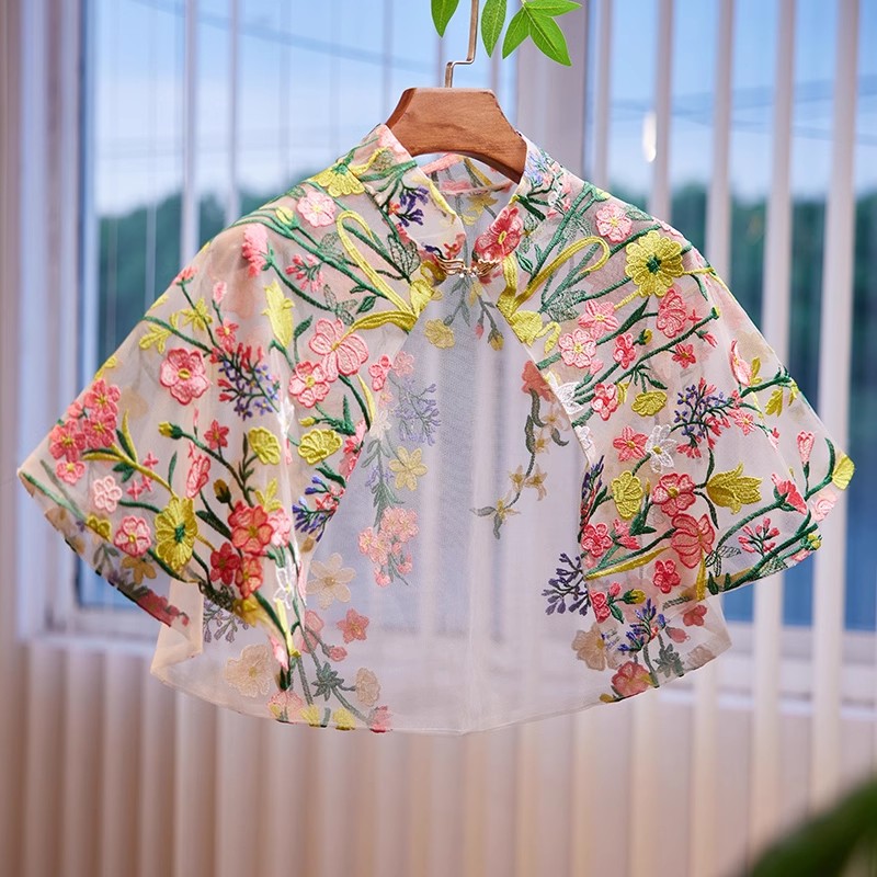 Women's Spring Summer Floral E - Embroidery Pashmina recension och pris