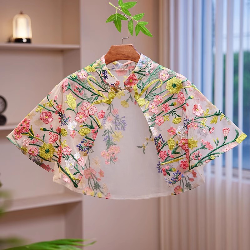 Women's Spring Summer Floral E - Embroidery Pashmina recension och pris