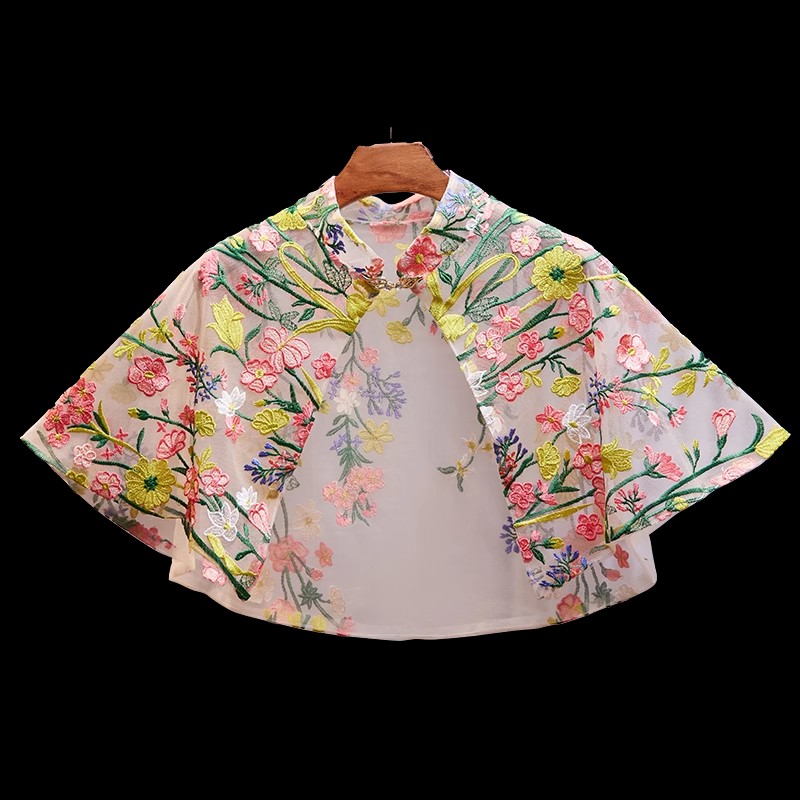 Women's Spring Summer Floral E - Embroidery Pashmina recension och pris