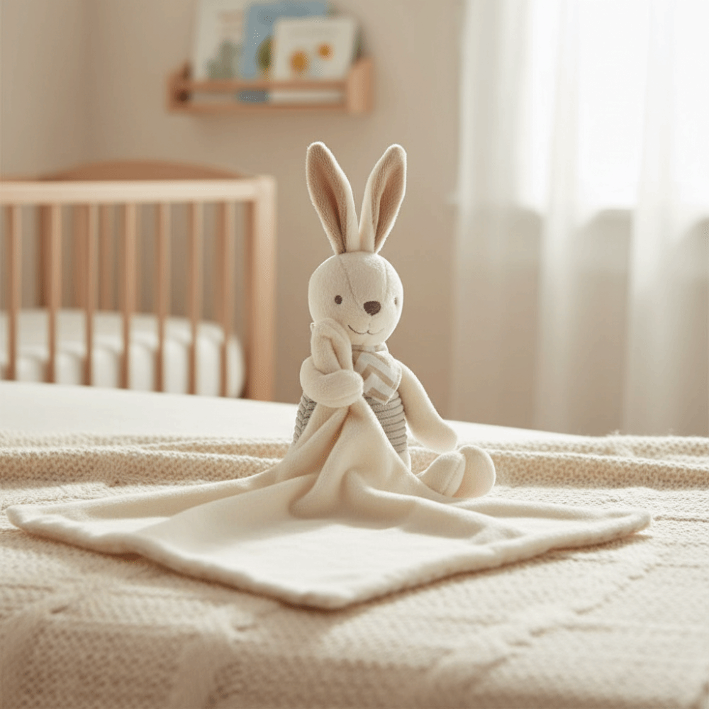Square Shape Baby Rabbit Comfo - Embroidery Rabbit recension och pris