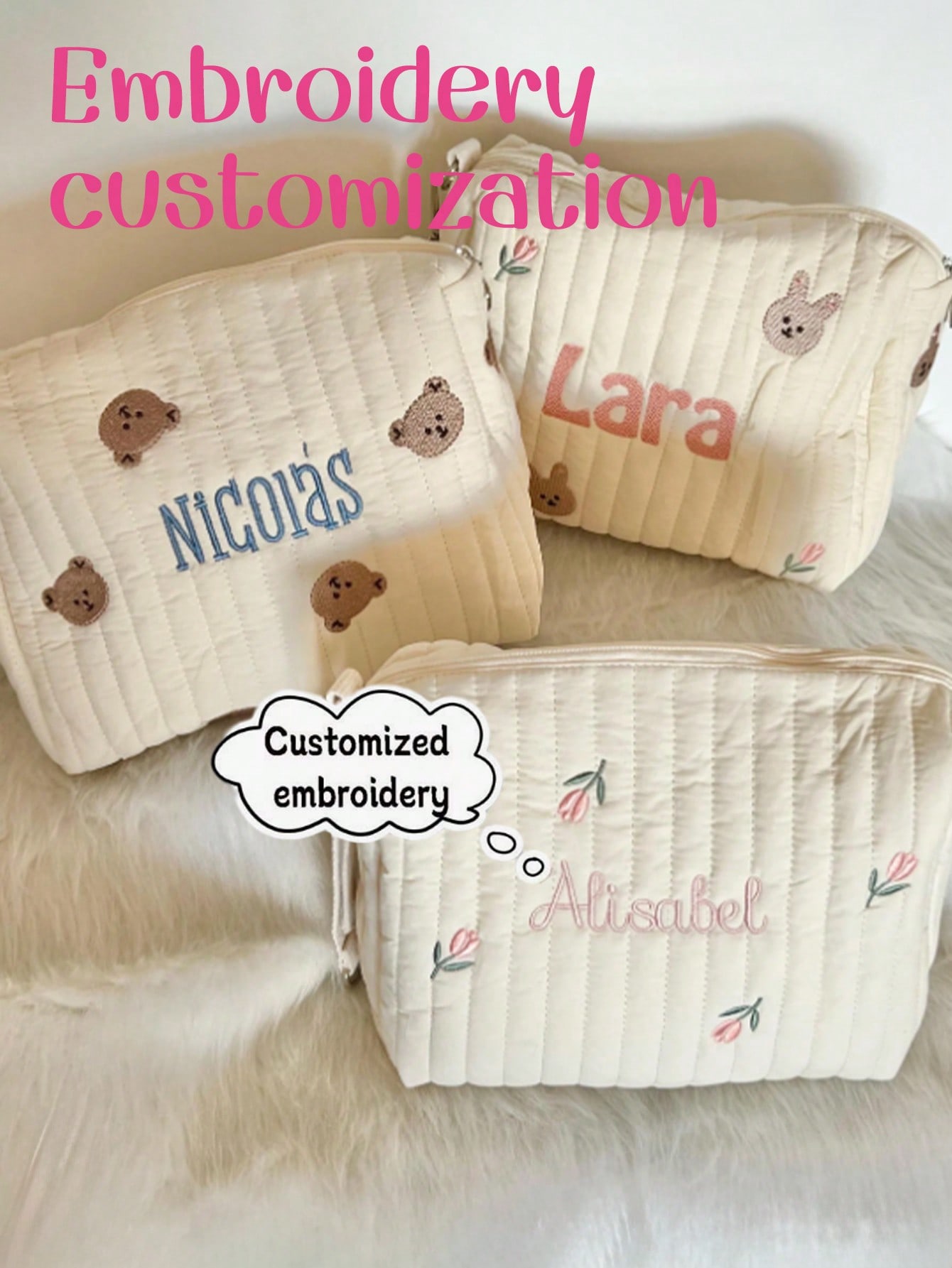 Custom Name Embroidery Baby Di - Embroidery Names recension och pris